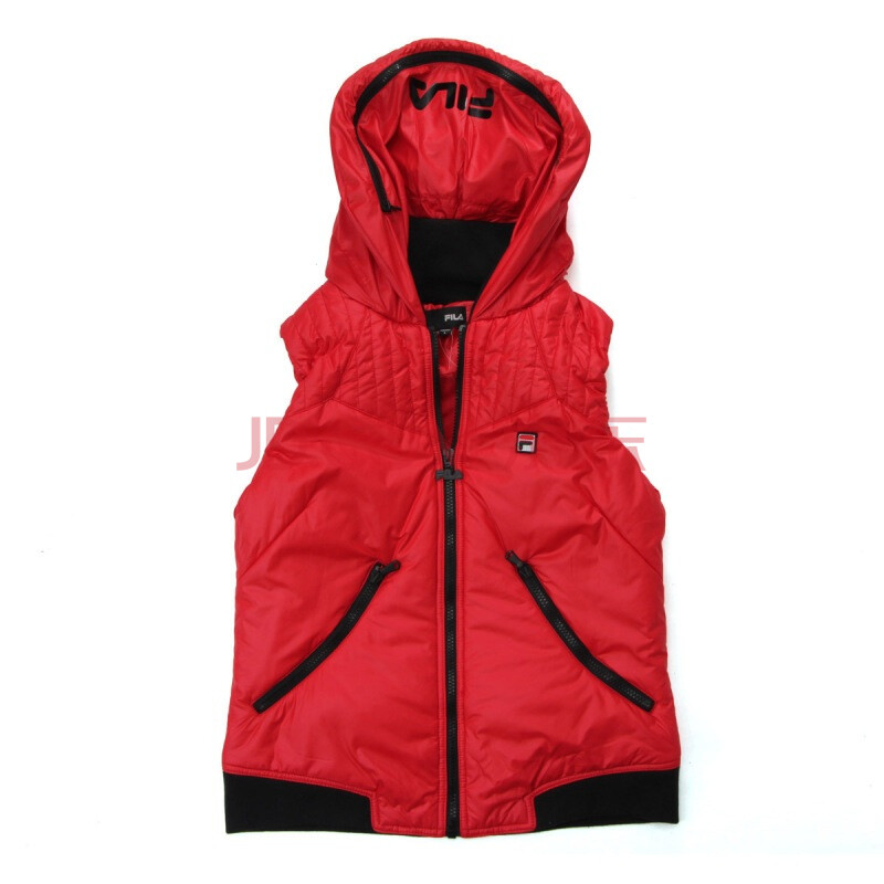 FILA 斐乐 经典红 <em>女棉马甲</em> 5041511-3 M图片