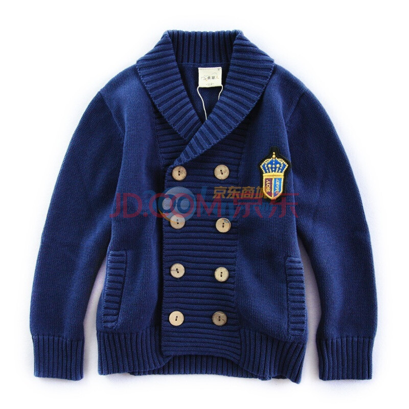 <em>双排扣</em>小翻领<em>儿童毛衣</em> _经验分享网