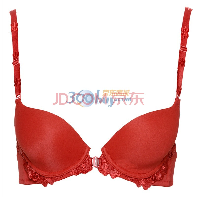 爱慕恋雪绒花3/4<em>模杯文胸</em>AM1077 酒红色 B80