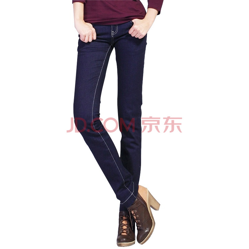 UDOT 时尚经典弹力<em>小脚裤</em> <em>女牛仔</em>裤 u102 蓝色