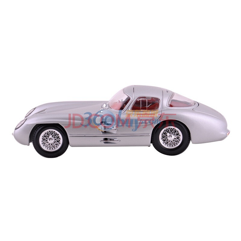 图1:18奔驰 300SLR 静态合金仿真车 36898 银