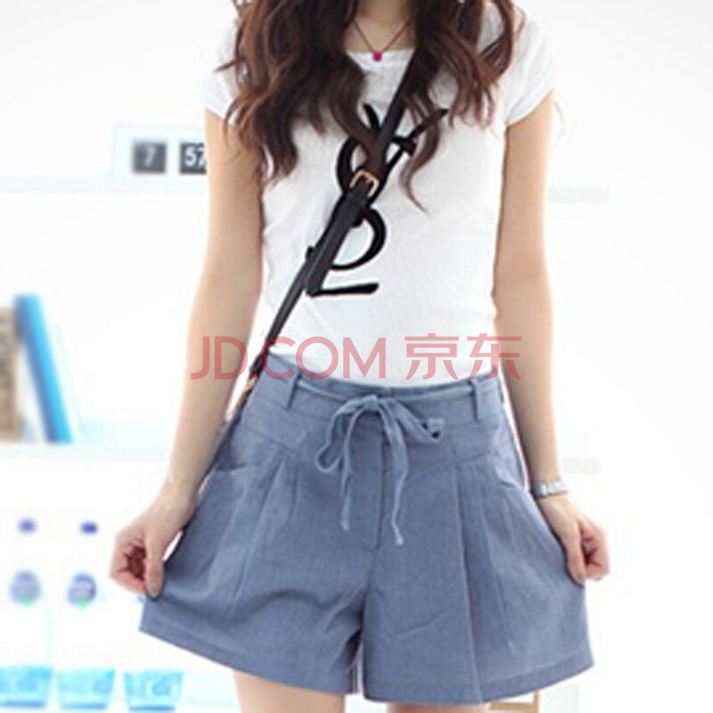 韩都衣舍 韩国<em>短裤新款夏装</em>女<em>短裤</em>DU1232 FJ