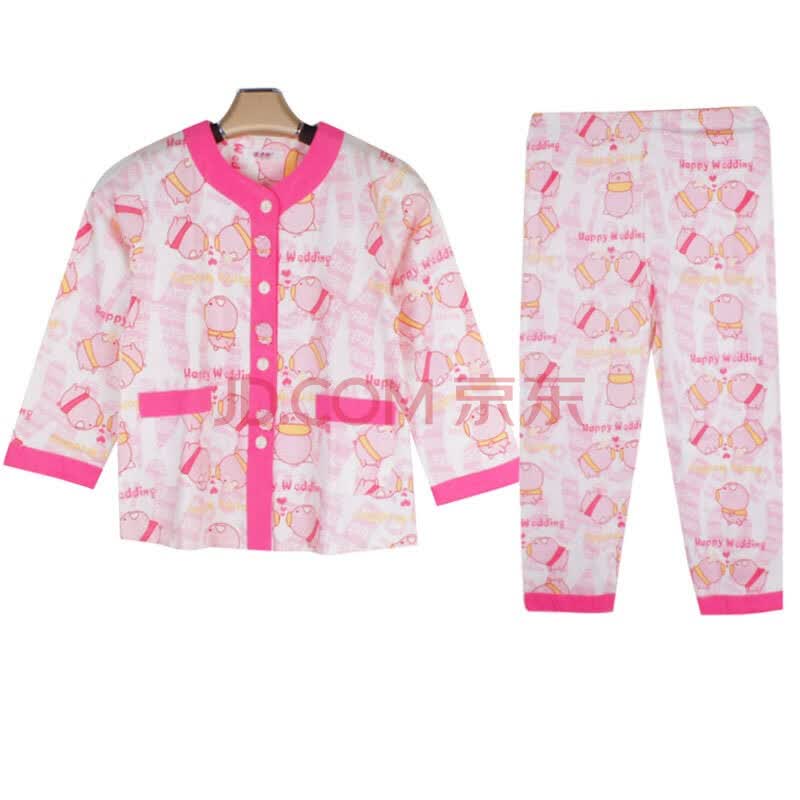 金丰田<em>儿童睡衣</em>家居服 男女童<em>睡衣</em>套装1296 粉