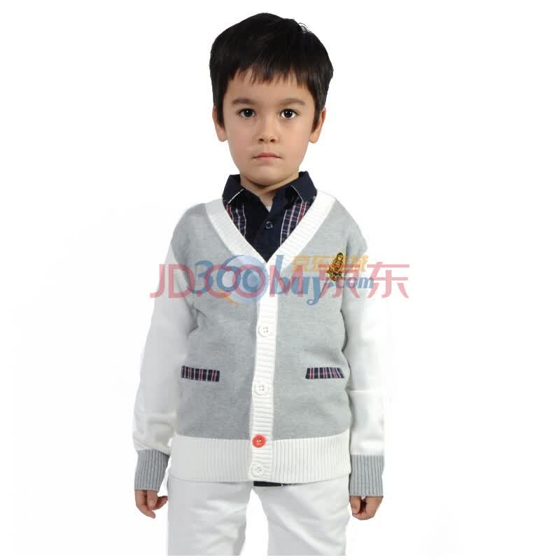 马骑顿MQD童装男夏装 男童<em>薄款毛衣</em>开衫 中小