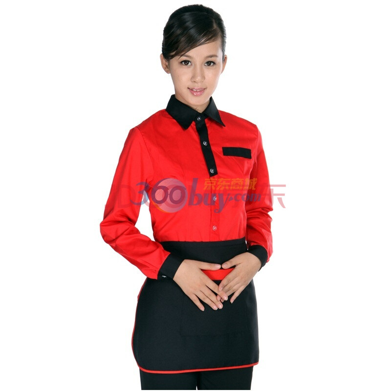 T553 酒店工作服秋冬装 酒店制服 餐厅服务员工