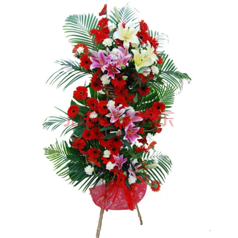 开业花篮鲜花速递 鲜花花篮【尚雅】 【图片