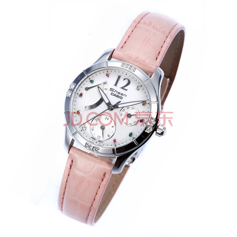卡西欧CASIO SHEEN金属系列<em>女士手表</em>皮带S