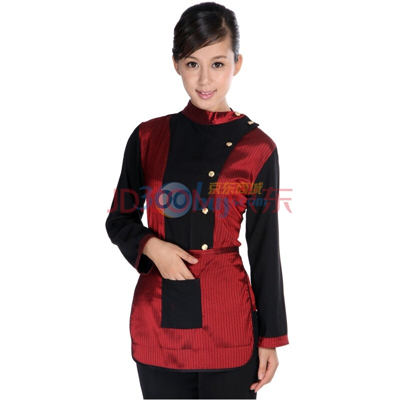 金伟乐 酒店工作服秋冬装 服务员服装 餐厅前台