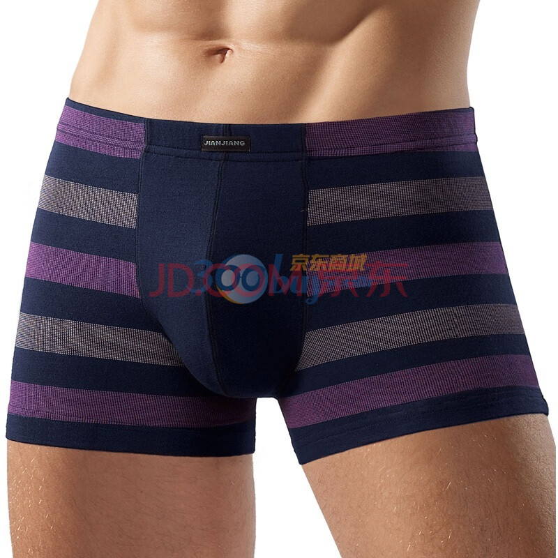 <em>健将莫代尔</em>印花拼色男士<em>平角内裤</em>88810(2条装