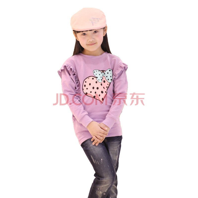 ESHA笛莎女童装新款韩版时尚休闲<em>女童卫衣</em>外