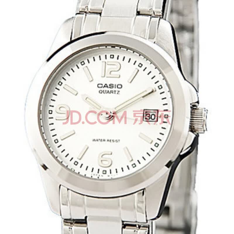 <em>卡西欧</em> <em>CASIO</em> 石英表<em>女士手表</em> 日历 白色表盘