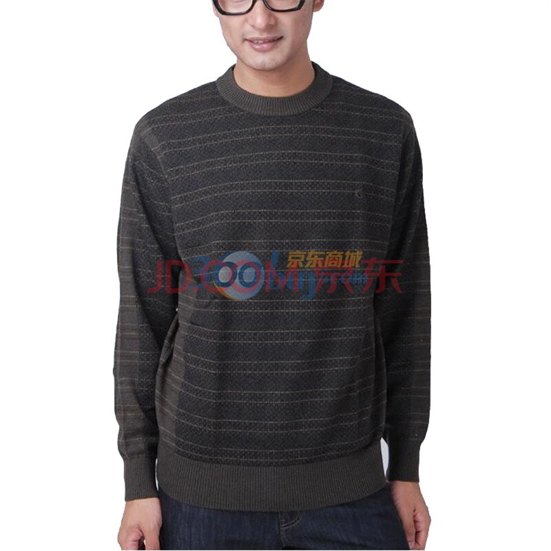 <em>鄂尔多斯</em>奥群<em>男士</em>羊毛衫男式<em>毛衣</em>促销94265 