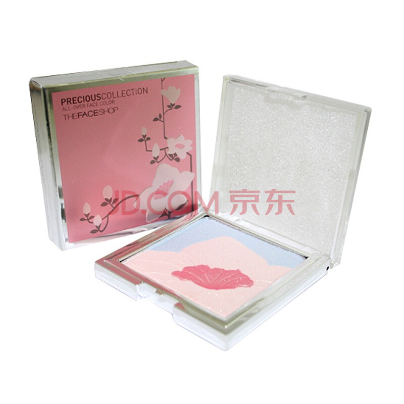 菲诗小铺 The face shop 贵族塑颜3D立体光感修颜粉饼 1# 靓丽色15g 4386