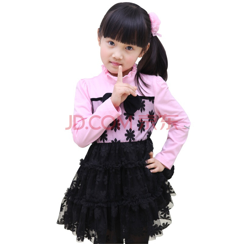 DEESHA<em>笛莎女</em>童装韩版秋季新品长袖连衣裙