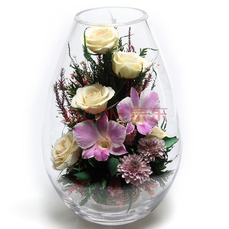 保鲜花玫瑰兰花真花 泰国进口真空保鲜花 高档生日礼物 天使的守候图片