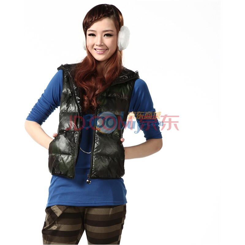2011新款 羽绒服冰洁 <em>女式时尚马甲</em> BG11104
