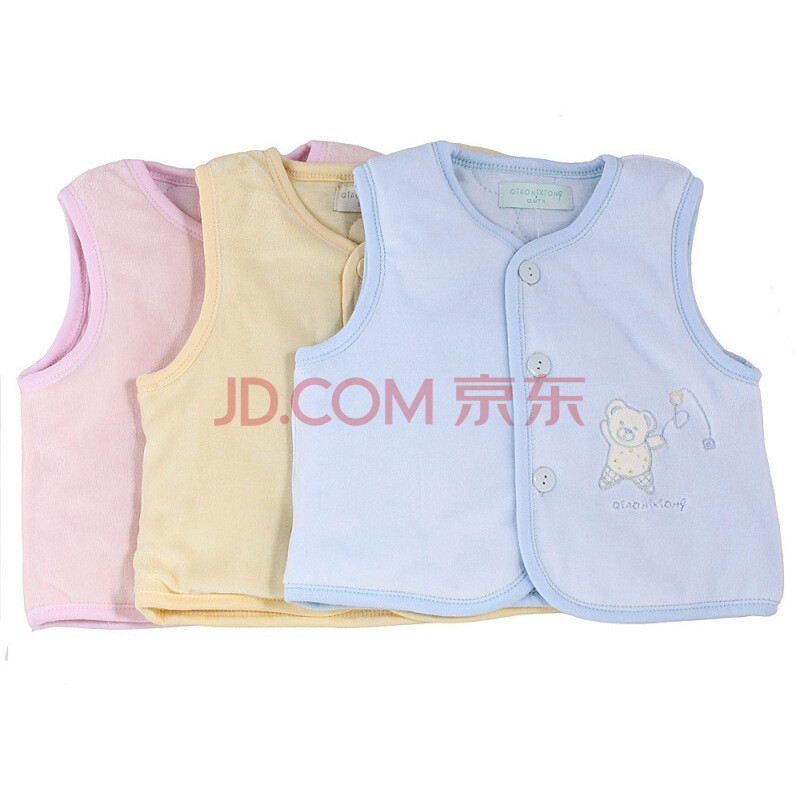 巧尼熊 春秋<em>冬季</em>婴儿<em>衣服</em> 宝宝保暖<em>马甲</em>背心1