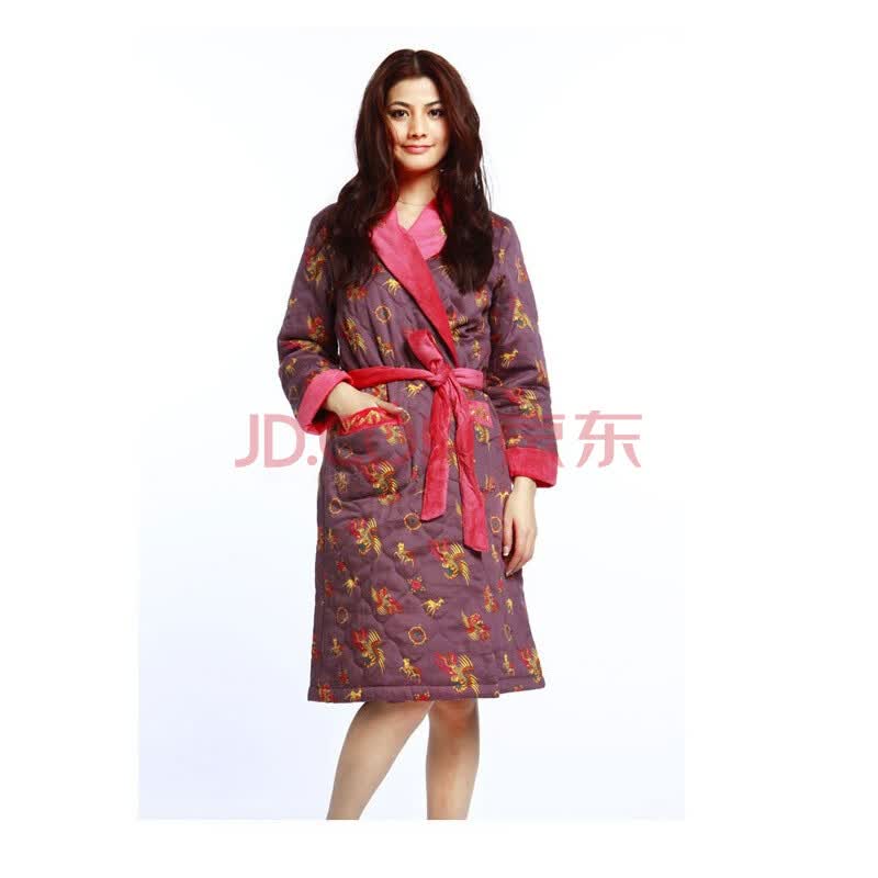 <em>康妮雅女士</em>家居服<em>睡衣</em>夹棉晨褛<em>睡袍</em>晨袍8206