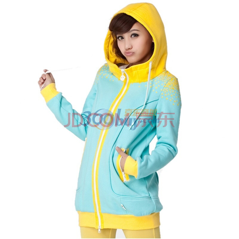 [inturn] <em>长款</em>女士<em>开衫卫衣</em> 日韩休闲 秋装新款 1