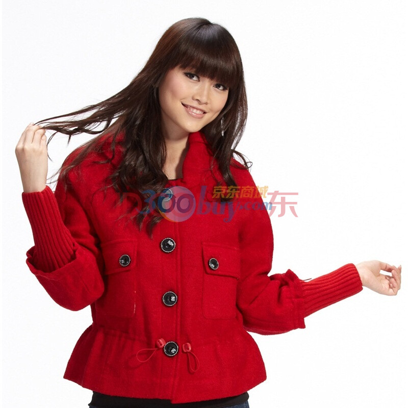 歌莉娅GOELIA 秋冬新品 <em>韩版</em>长袖<em>短外套</em>5429