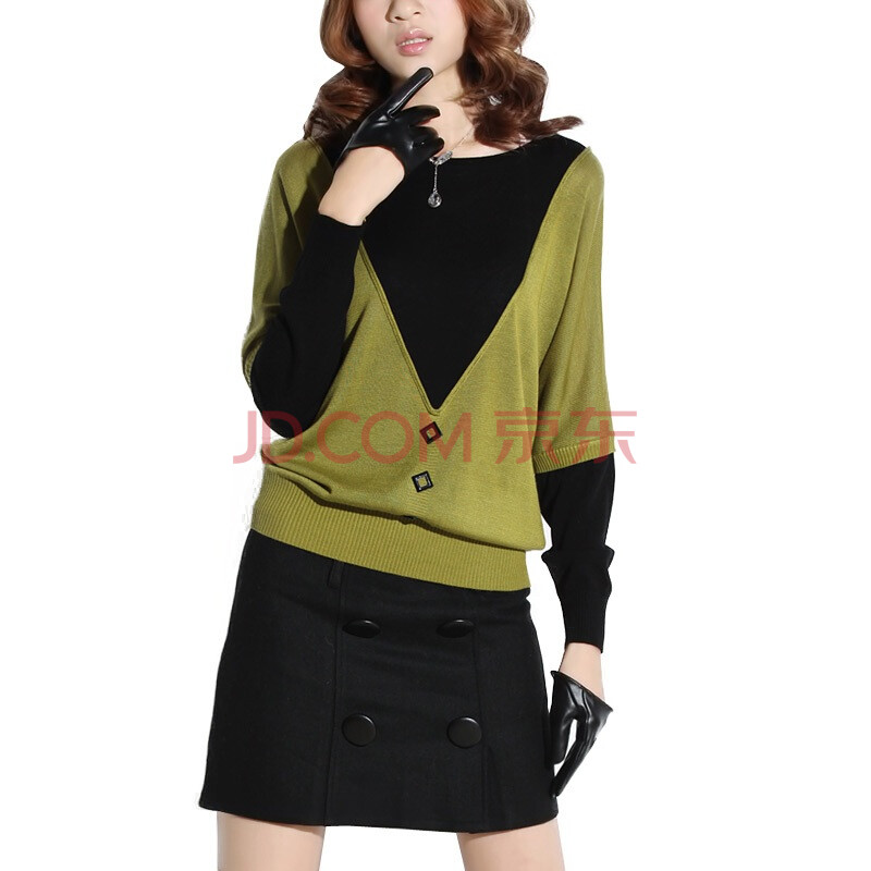 DA <em>恋恋女人心</em> 2011秋冬新款韩版假两件长袖