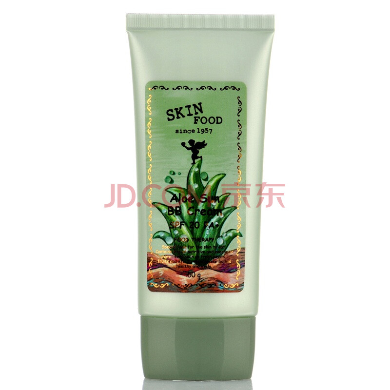 思亲肤 Skin food 芦荟保湿防晒BB霜 SPF20PA+ (明亮)-1# 0108 50g