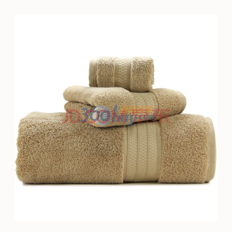 优点毛巾 美国匹马棉三件套 方巾+面巾+浴巾 厚