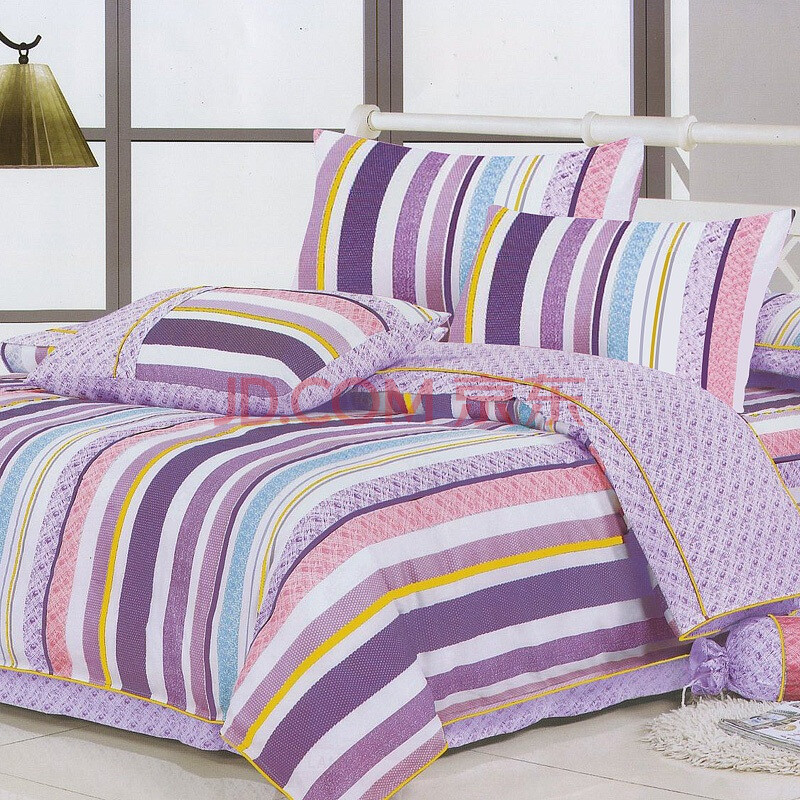 趣悠生活 希腊风情 全棉斜纹印花 单人床品三件套 YCTZ002图片