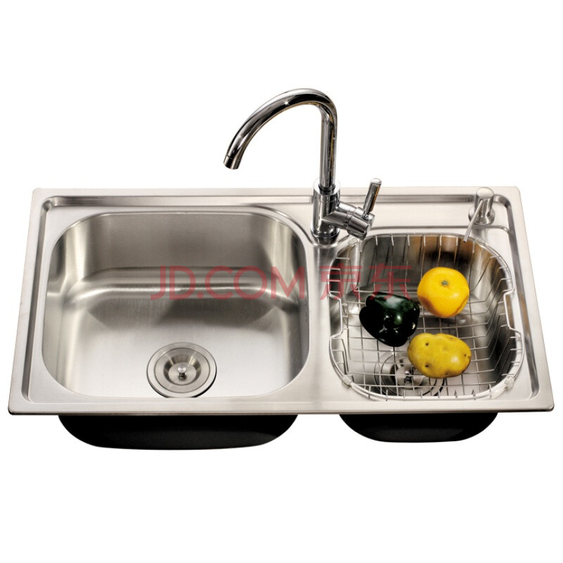 邦斯特 水槽 纯正304不锈钢 双槽 套餐 厨房 洗