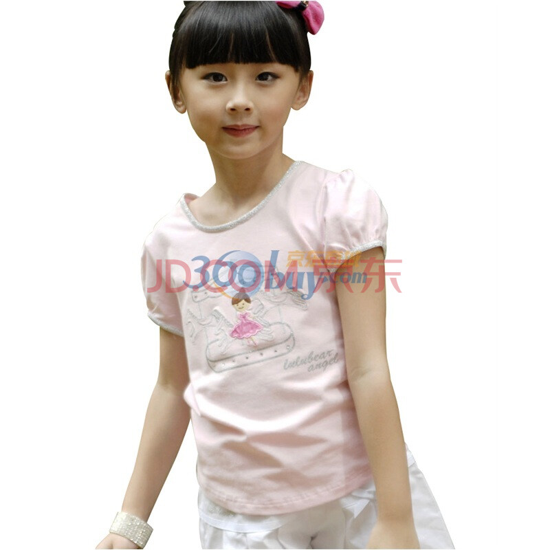 噜噜贝尔LULUBEAR/<em>品牌</em>童装/<em>女童</em>T恤/公主T