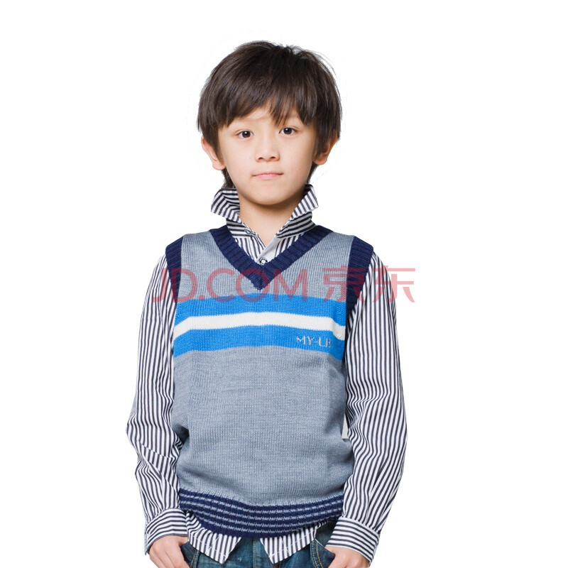 瓢虫之家儿童<em>毛衣</em> 童装 <em>男童</em>帅气<em>针织</em>条纹<em>毛衣</em>