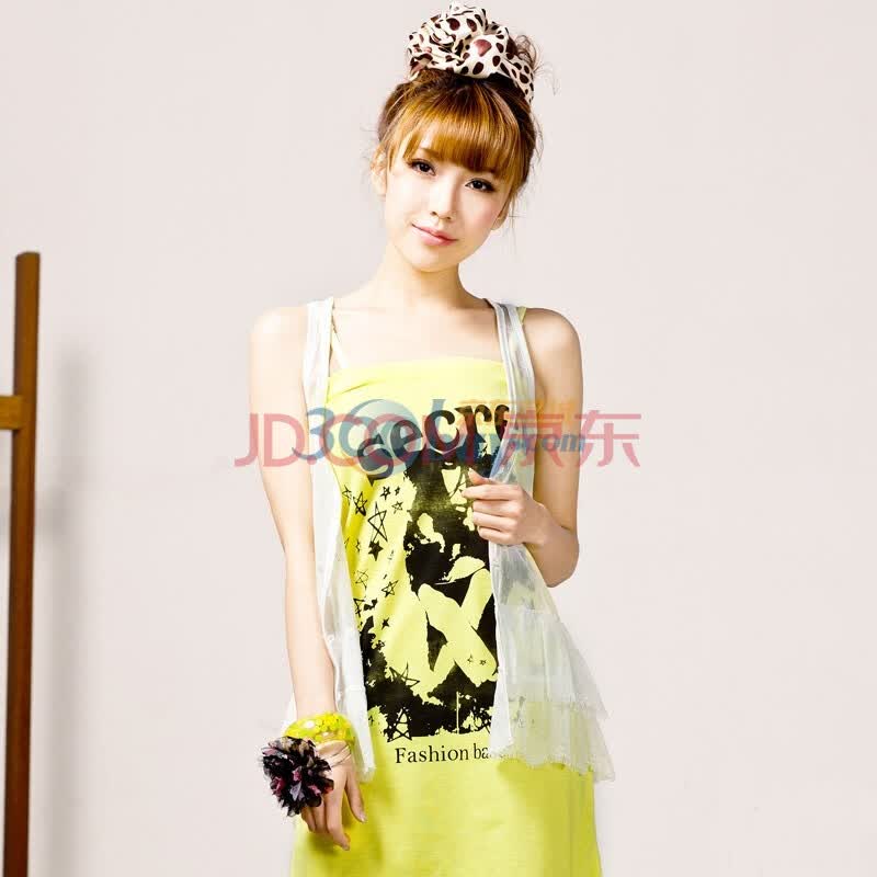 LE'TEEN<em>乐町</em> 单层蕾丝<em>马夹</em>LR1020309 米色 M