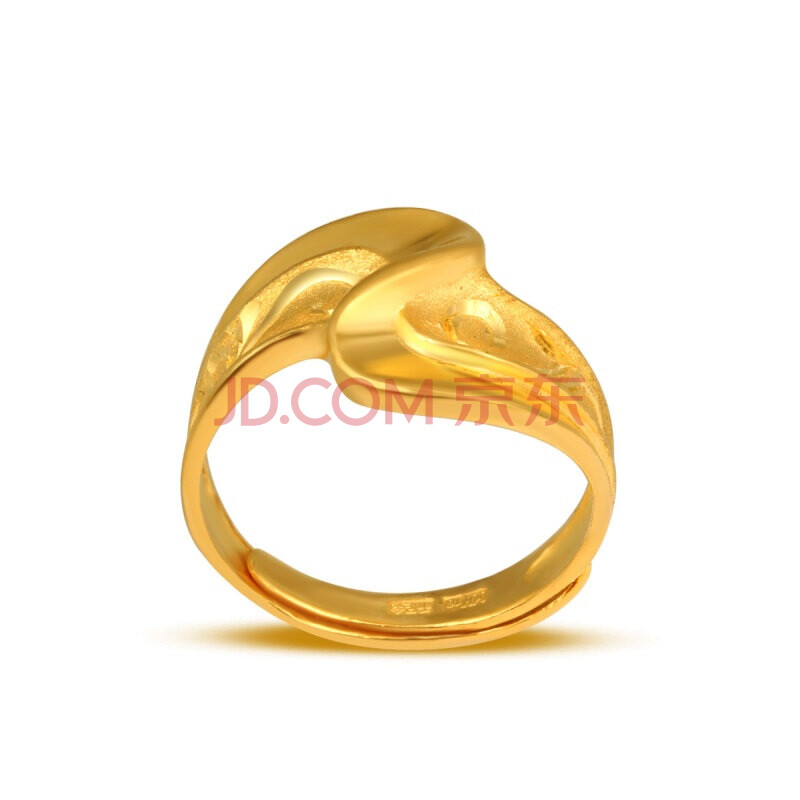 千金一诺珠宝 999<em>千足金戒指</em> 黄金<em>戒指 女款</em> 5