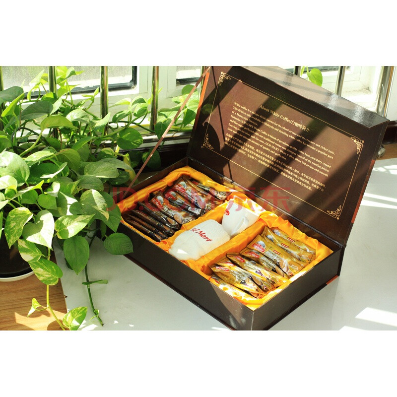 马来西亚老巴刹白咖啡礼盒装old mart,送礼送健