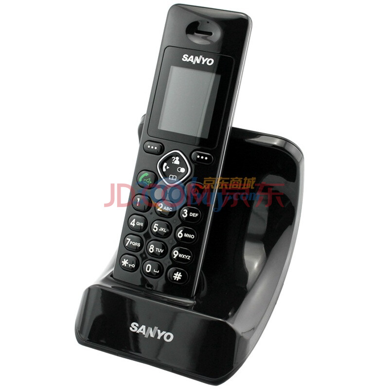三洋（SANYO）2.4G数字电话彩屏系列系列DA670黑