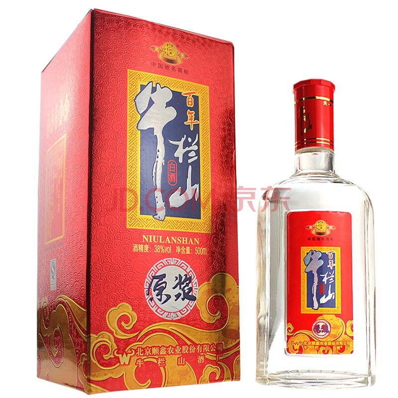 百年牛栏山原浆二锅头38度500ml浓香型白酒图