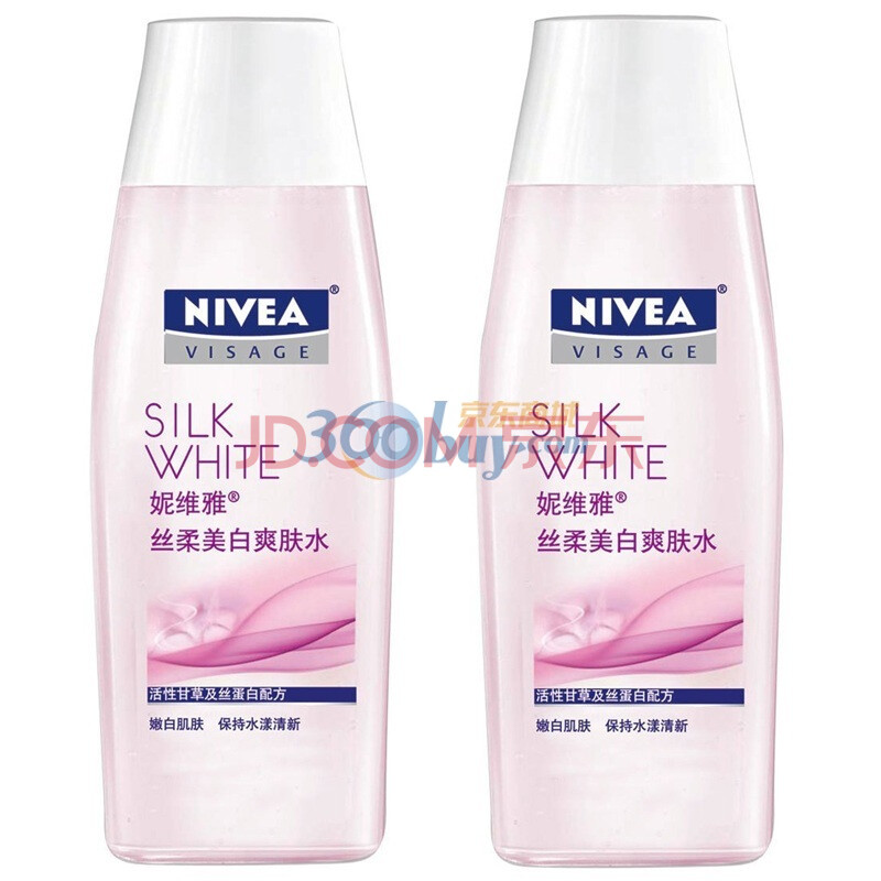 NIVEA妮维雅 丝柔美白爽肤水200ML*2 优惠组