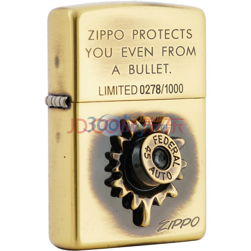 ZIPPO打火机SC0819 限量版<em>弹痕</em> 限量1000 纯