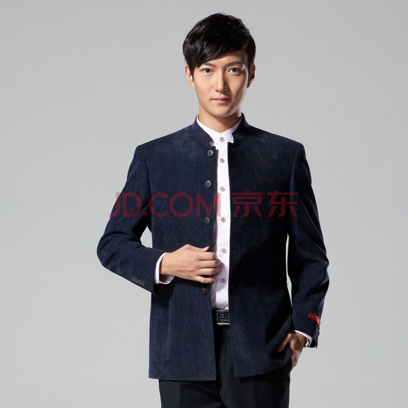 毛商务单西服中华立领外套