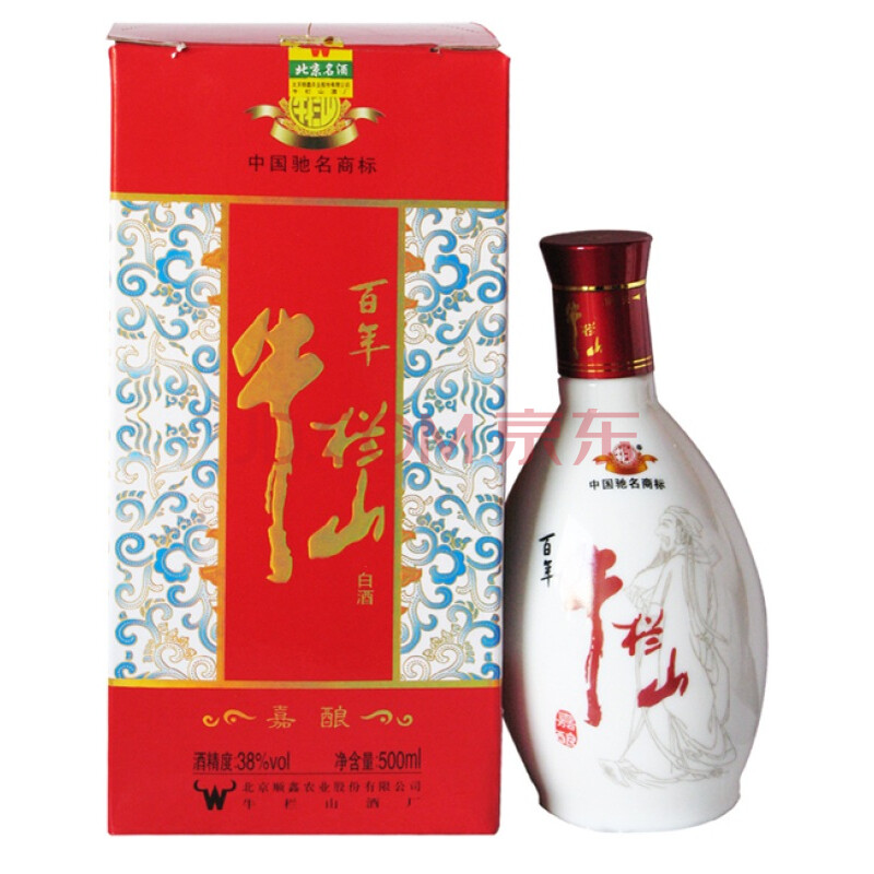 牛栏山百年嘉酿二锅头38度500ml图片