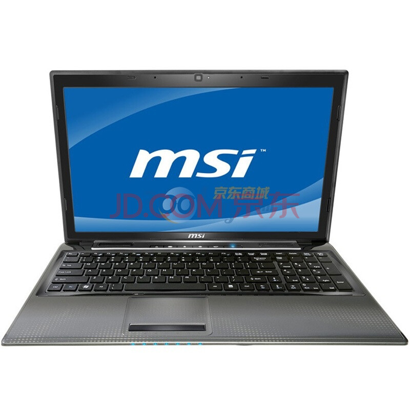 微星（msi）CR650 15.6英寸笔记本电脑（E450 2G 320G HD6320 高清摄像头 HDMI）黑灰色