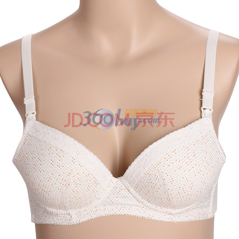 玛维妮 孕妇<em>文胸</em> 前幅花边彩点3/4<em>哺乳文胸</em> W