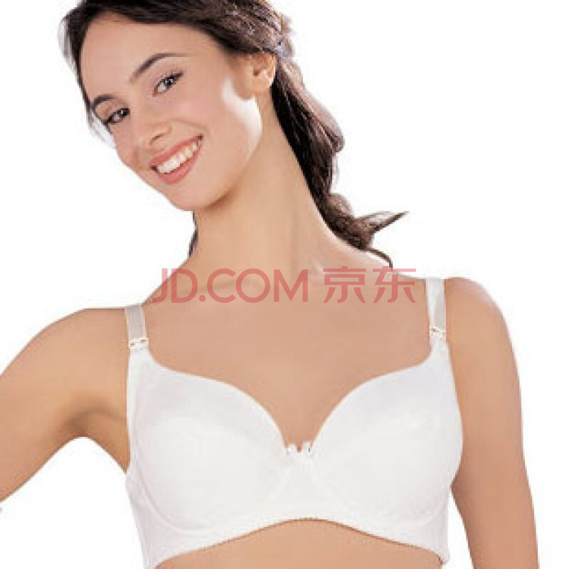 IQQI孕妇内衣纯棉孕妇哺乳<em>文胸</em>835005 浅粉红