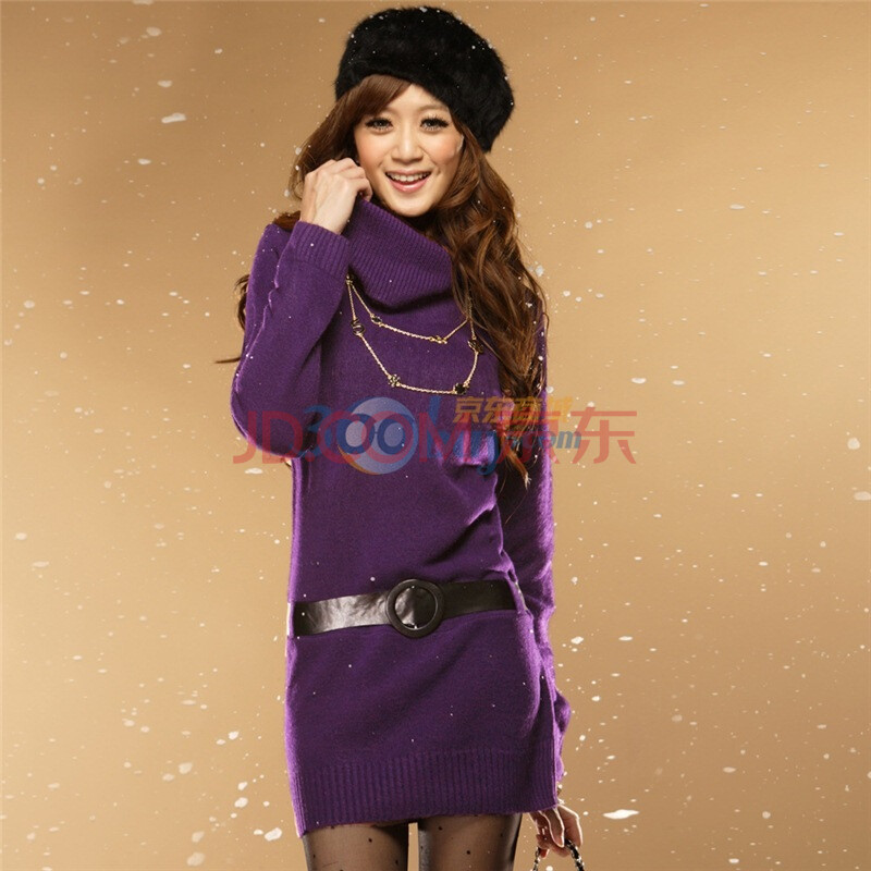 东京着衣☆加厚女装☆松<em>领毛衣连衣裙</em>*00089