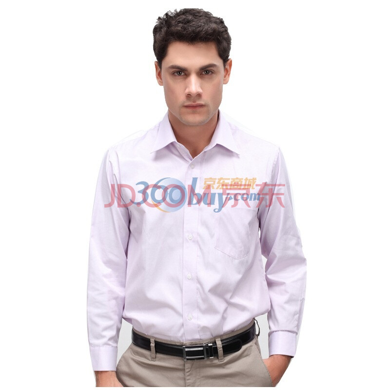 耀点100 YD100 正装衬衫 男士商务休闲暗格长