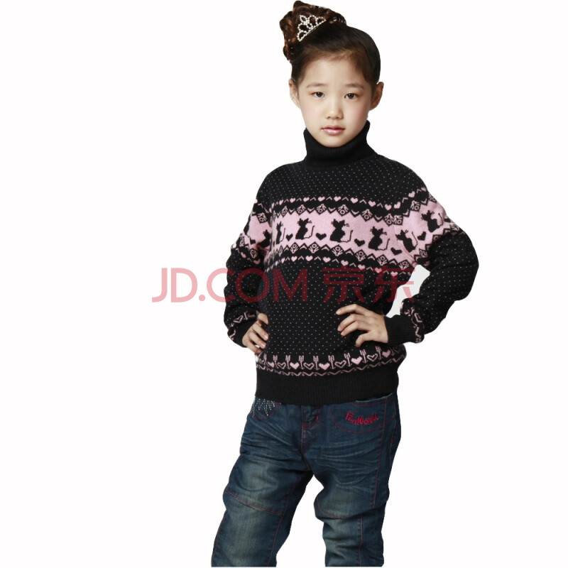 泡芙宝puffykids童装 <em>儿童打底毛衣</em> 女童可爱小