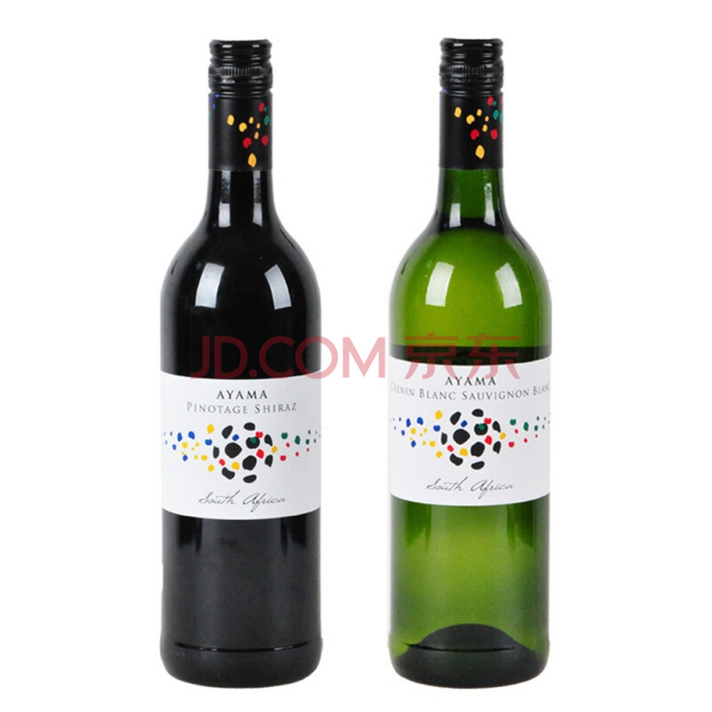 南非进口阿雅玛世界杯组合干红干白葡萄酒双支