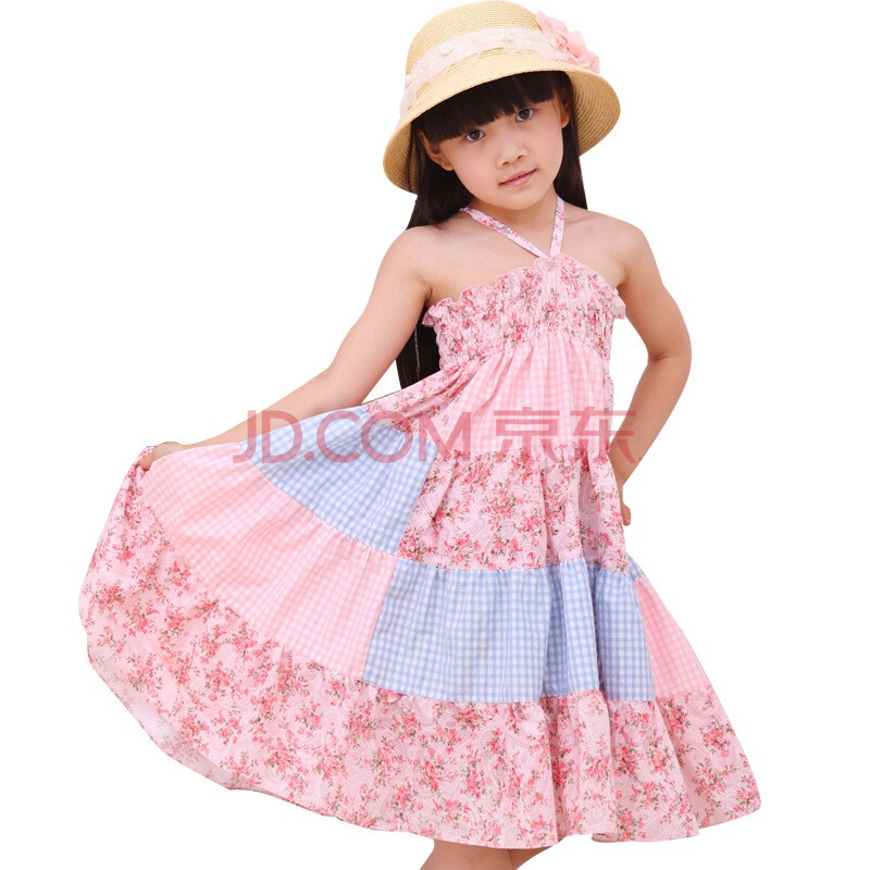 DEESHA笛莎童装<em>女童</em>新款公主吊带<em>连衣裙</em>20