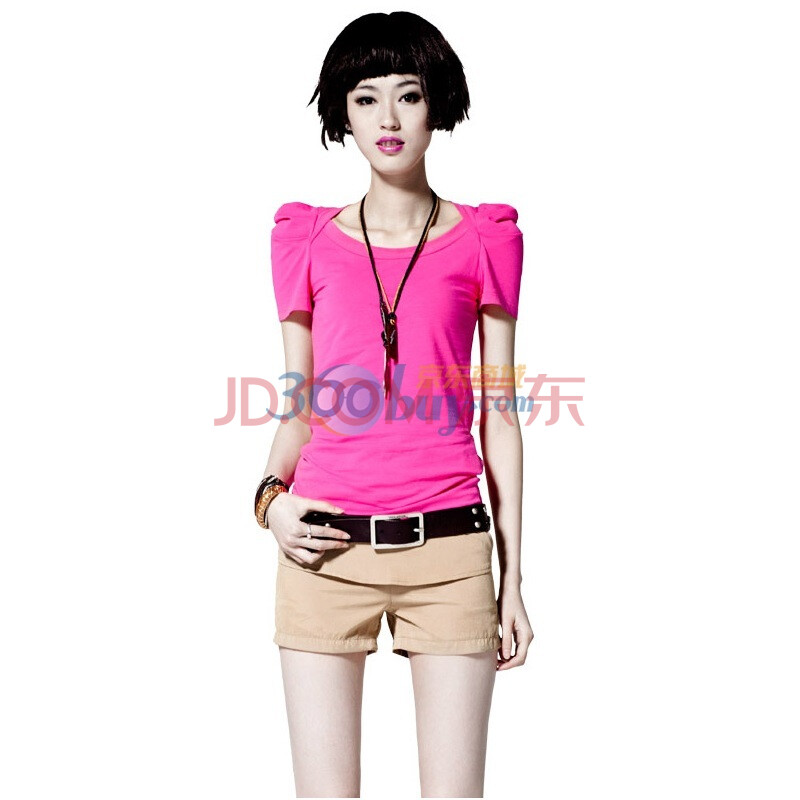 七<em>格格</em> OTHERMIX 个性<em>短裤</em> 女热裤 隐形拉链