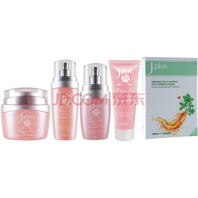 静佳Jplus保加利亚玫瑰保湿系列四件套图片